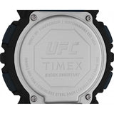 Timex UFC Striker Black Dial Golden Rubber Strap Men Watch TW5M53600