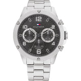 Tommy Hilfiger Chronograph Silver Stainless Steel Strap Men Watch 1792029