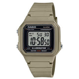 Casio General Digital Beige Resin Strap Men Watch W-217H-5AVDF-P