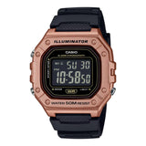 Casio General Standard Digital Black Resin Strap Men's Watch W-218HM-5BVDF