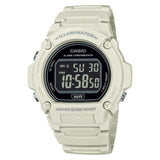 Casio General Digital White Resin Strap Men Watch W-219HC-8BVDF-P