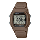 Casio General Digital Brown Resin Strap Men Watch W-800H-5AVDF