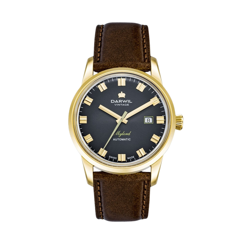 Darwil Mylord Collection Leather Watch