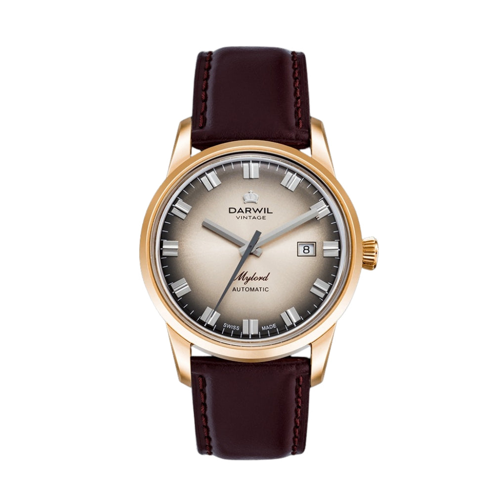 Darwil Mylord Collection Leather Watch