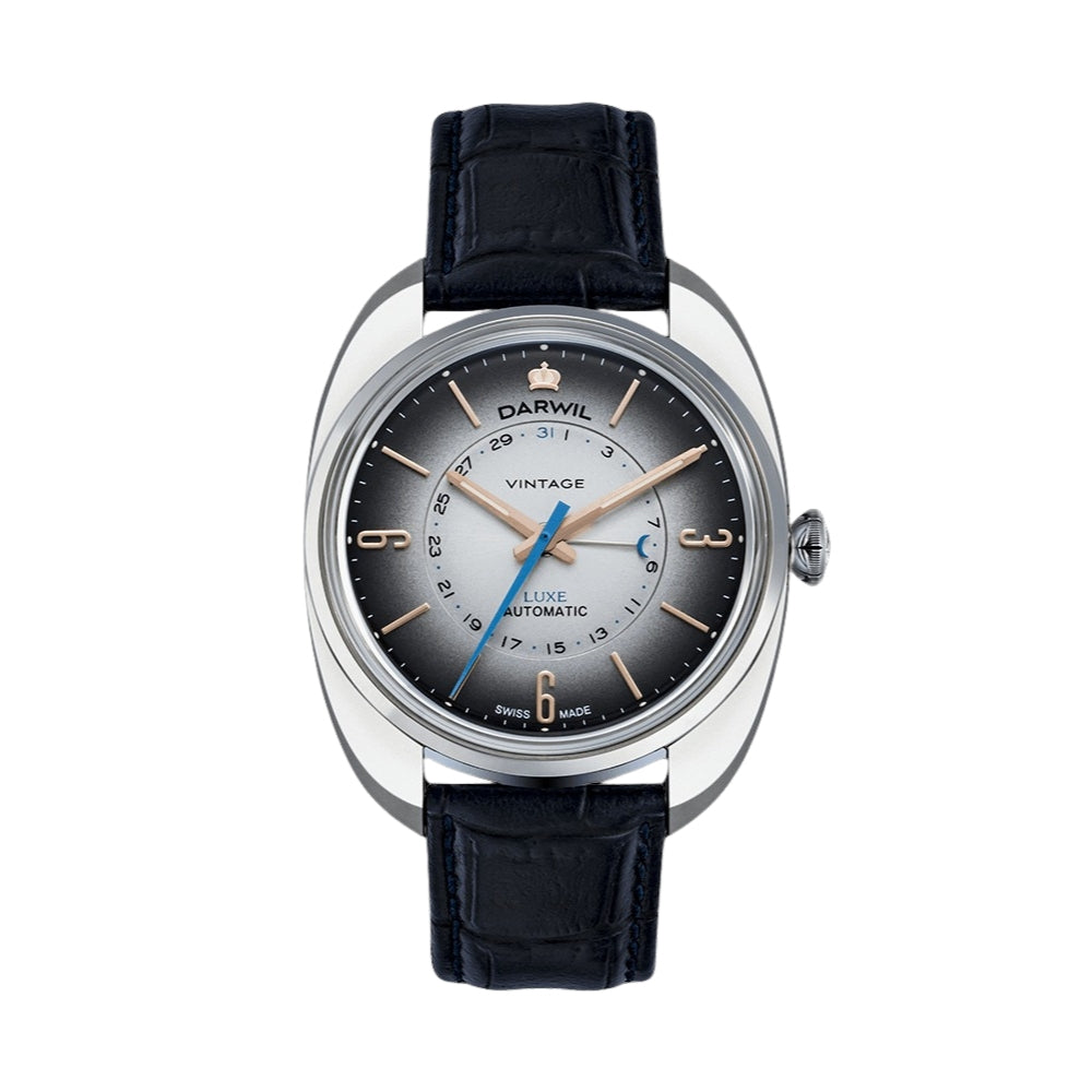 Darwil Luxe Collection Gents Leather Watch