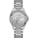 Guess Frontier Chronograph Silver Stainless Steel Strap Women Watch W1156L1