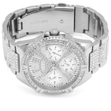 Guess Frontier Chronograph Silver Stainless Steel Strap Women Watch W1156L1