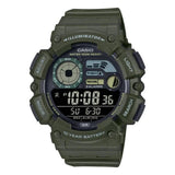 Casio General Digital Green Resin Strap Men's Watch WS-1500H-3BVDF