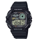 Casio General Digital Black Resin Strap Men Watch WS-1700H-1AVDF