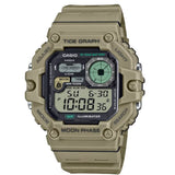 Casio General Digital Brown Resin Strap Men Watch WS-1700H-5AVDF-P