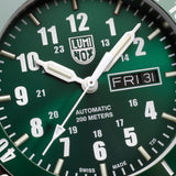 Luminox Automatic Field Sport Timer Series Green Dial Stainless Steel Men's Watch