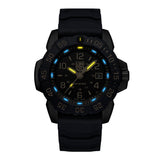 Luminox Foundation 'Back To The Blue' Series Black Rubber Strap Men's Watch 3255.CB.NSF