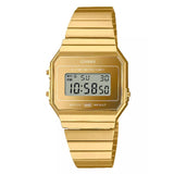 Casio General Gold Stainless Steel Band Digital Unisex Watch A700WEVG-9ADF