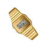 Casio General Gold Stainless Steel Band Digital Unisex Watch A700WEVG-9ADF