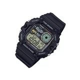 Casio Standard Digital Moon Phase Black Resin Strap Men's Watch WS-1700H-1AVDF-P