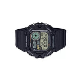 Casio Standard Digital Moon Phase Black Resin Strap Men's Watch WS-1700H-1AVDF-P