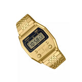 Casio General Digital Gold Stainless Steel Men's Watch A1100G-5DF-P