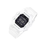 Casio G-Shock Digital Bluetooth Connects White Resin Strap Men's Watch GD-B500-7DR