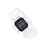 Casio G-Shock Digital Bluetooth Connects White Resin Strap Men's Watch GD-B500-7DR