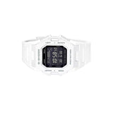 Casio G-Shock Digital Bluetooth Connects White Resin Strap Men's Watch GD-B500-7DR