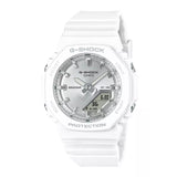 Casio G-Shock Digital Analog White Resin Strap Shock Resistant Women's Watch GMA-P2100VA-7ADR-P