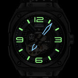 Infantry The Macross Roy Fokker Black Out Edition Black Strap Men Watch MOD42-MAC-SET-BLK-C