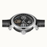 INGERSOLL THE ARC GENTS AUTOMATIC BLACK LEATHER WATCH I16001