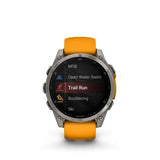 GARMIN FĒNIX 8 AMOLED ORANGE TITANIUM STRAP SMARTWATCH GM-010-02904-19