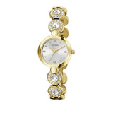 GUESS GOLD TONE CRYSTAL LINKS LADIES WATCH GW0757L2