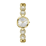 GUESS GOLD TONE CRYSTAL LINKS LADIES WATCH GW0757L2