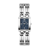 GUESS DENIM DIAL SILVER CHAIN LADIES WATCH GW0807L1