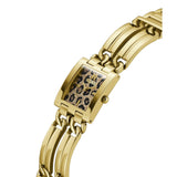 GUESS LEOPARD DIAL GOLD CHAIN LADIES WATCH GW0807L2