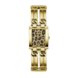 GUESS LEOPARD DIAL GOLD CHAIN LADIES WATCH GW0807L2