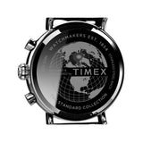 TIMEX STANDARD CHRONOGRAPH BLACK FABRIC STRAP WATCH TW2V43700