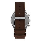 TIMEX Q TIMEX® CHRONOGRAPH BROWN LEATHER STRAP WATCH TW2W51800