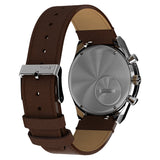 TIMEX Q TIMEX® CHRONOGRAPH BROWN LEATHER STRAP WATCH TW2W51800