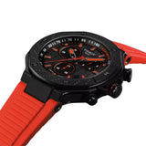 TISSOT T-RACE QUARTZ CHRONOGRAPH RED SILICONE STRAP WATCH T1414173706101