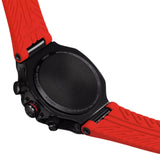 TISSOT T-RACE QUARTZ CHRONOGRAPH RED SILICONE STRAP WATCH T1414173706101