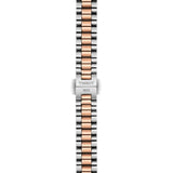 TISSOT DESIR 28mm GEMS TWO-TONE ROSE GOLD STEEL WATCH T1520102211800