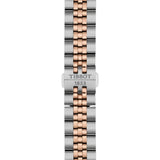 TISSOT BALLADE 40mm TWO-TONE ROSE GOLD STEEL WATCH T1564102204100