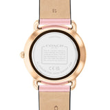 COACH ELLIOT STARS DIAL PINK LEATHER STRAP WATCH 14504379