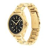 COACH KITT CRYSTAL CHRONOGRAPH GOLD STEEL WATCH 14504398