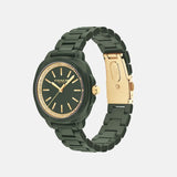 COACH KITT CRYSTAL GREEN CERAMIC BRACELET WATCH 14504404