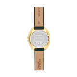 COACH SAMMY GOLD CASE GREEN LEATHER STRAP LADIES WATCH 14504425