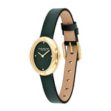 COACH SAMMY GOLD CASE GREEN LEATHER STRAP LADIES WATCH 14504425