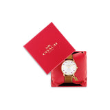 COACH ELLIOT SPECIAL NEW YEAR WATCH TAN LEATHER STRAP 14504449