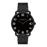 COACH ELLIOT BLACK QUARTZ STAINLESS STEEL MEN'S WATCH 14602670