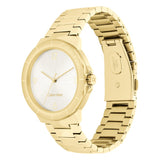 CALVIN KLEIN VIVACIOUS GOLD STEEL WATCH 25100023