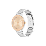 CALVIN KLEIN CARNATION GOLD DIAL STEEL WATCH 25100025