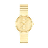 CALVIN KLEIN IONIC THIN GOLD PLATED WATCH 25100030